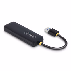 StarTech.com H5A4A-USB-HUB hub & concentrateur USB 3.2 Gen 1 (3.1 Gen 1) Type-A 5000 Mbit/s Noir