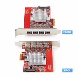 StarTech.com P10Q4A-USB-CARD carte et adaptateur d'interfaces Interne USB 3.2 Gen 2 (3.1 Gen 2) - Vue supplémentaire 3