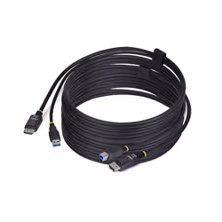 StarTech.com Câble KVM DisplayPort de 3m et USB 5Gbps, 4K 60Hz, Câble Combo DP 1.2 et USB pour Commutateurs/Switchs KVM, 3,1 ...