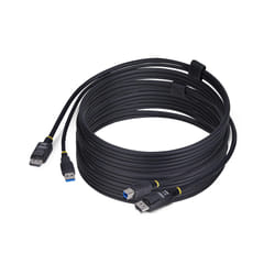 StarTech.com Câble KVM DisplayPort de 3m et USB 5Gbps, 4K 60Hz, Câble Combo DP 1.2 et USB pour Commutateurs/Switchs KVM