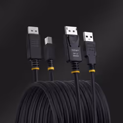 StarTech.com Câble KVM DisplayPort de 3m et USB 5Gbps, 4K 60Hz, Câble Combo DP 1.2 et USB pour Commutateurs/Switchs KVM - Vue supplémentaire 5