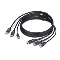 StarTech.com DDU1226-KVM-CABLE câble kvm Noir 1,8 m