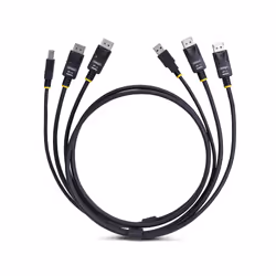 StarTech.com DDU1226-KVM-CABLE câble kvm Noir 1,8 m