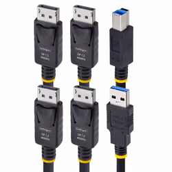 StarTech.com DDU1226-KVM-CABLE câble kvm Noir 1,8 m