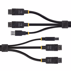 StarTech.com DDU1226-KVM-CABLE câble kvm Noir 1,8 m - Vue supplémentaire 4