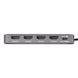 StarTech.com QUAD-USB-HDMI-ADAPT station d'accueil Avec fil USB 3.2 Gen 1 (3.1 Gen 1) Type-C Gris - Vue supplémentaire 6