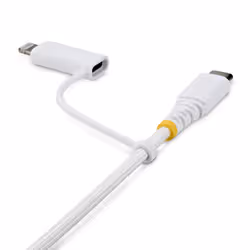 StarTech.com 2M-U2-LNTC-CABLE câble USB USB C Blanc - Vue supplémentaire 2