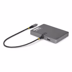 StarTech.com QUAD-USB-DP-ADAPT station d'accueil Avec fil USB 3.2 Gen 1 (3.1 Gen 1) Type-C Gris - Vue supplémentaire 2