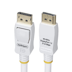 StarTech.com DP12-CABLE-6FTW câble DisplayPort 1,8 m Blanc