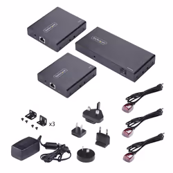 StarTech.com 4K7012IC-EXTEND-HDMI extension audio/video Émetteur et récepteur AV Noir - Vue supplémentaire 3