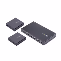 StarTech.com Rallonge et Répartiteur HDMI 4 Ports sur CAT6, 4K 60 Hz, Jusqu'à 70 m, Kit de Distribution HDMI 1x4 sur Ethernet avec IR et Alimentation par Câble - Vue supplémentaire 2