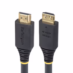 StarTech.com HDMI2-CABLE-GRIP-20F, 6,1 m, HDMI Type A (Standard), HDMI Type A (Standard), 18 Gbit/s, Canal de retour audio (A ...