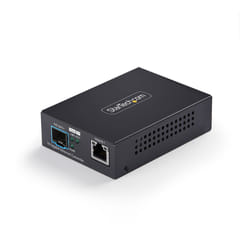 StarTech.com MCM10GSFP2 convertisseur de support réseau 10000 Mbit/s Multimode, Monomode Noir