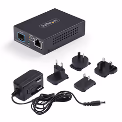 StarTech.com MCM10G6SSFP convertisseur de support réseau 10000 Mbit/s Multimode, Monomode Noir - Vue supplémentaire 5