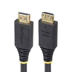 StarTech.com Câble HDMI Haute Vitesse de 2,4 m avec Connecteurs à Verrouillage, 4K 60 Hz/1440p 144 Hz, HDR10/HDCP 2.2/ARC, 18 Gbps, Câble UHD HDMI 2.0 pour Téléviseur/Moniteur/Écran, Gaine TPE