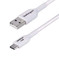 StarTech.com USB2AC3MNCWHE, 3 m, USB A, USB C, USB 2.0, 0,48 Gbit/s, Blanc