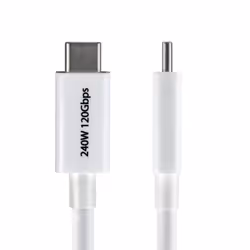 StarTech.com TBLT5MM1M240WWH Câble Thunderbolt 1 m 120 Gbit/s Blanc - Vue supplémentaire 2