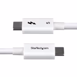 StarTech.com TBLT5MM1M240WWH Câble Thunderbolt 1 m 120 Gbit/s Blanc - Vue supplémentaire 3