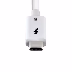 StarTech.com TBLT5MM1M240WWH Câble Thunderbolt 1 m 120 Gbit/s Blanc - Vue supplémentaire 4