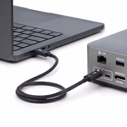 StarTech.com TBLT5MM1M240WWH Câble Thunderbolt 1 m 120 Gbit/s Blanc - Vue supplémentaire 6