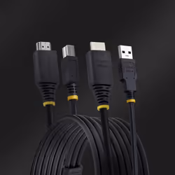 StarTech.com Câble KVM HDMI de 1,8m et USB 5Gbps, 4K 60Hz, Câble Combo HDMI 2.0 et USB pour Commutateurs/Switchs KVM - Vue supplémentaire 5