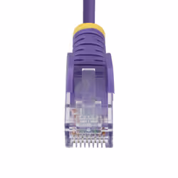 StarTech.com Câble Ethernet CAT6 Violet Fin de 1m, Sans Accroc, 100W PoE, UTP, LSZH, Fil de Cuivre Pur 28AWG, Cordon Patch Réseau RJ45 avec Serre-Câble, Contrôlé Fluke - Vue supplémentaire 4
