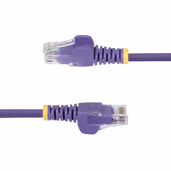 StarTech.com N6PAT50CMPLS câble de réseau Violet 0,5 m Cat6 U/UTP (UTP) - Vue supplémentaire 3