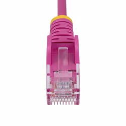 StarTech.com Câble Ethernet CAT6 Rose Fin de 50cm, Sans Accroc, 100W PoE, UTP, LSZH, Fil de Cuivre Pur 28AWG, Cordon Patch Réseau RJ45 avec Serre-Câble, Contrôlé Fluke - Vue supplémentaire 4
