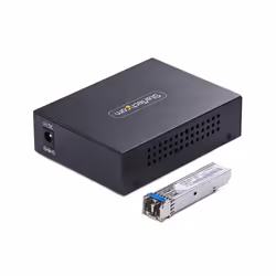 StarTech.com MCM1110SMLC40 convertisseur de support réseau 2000 Mbit/s 1310 nm Monomode Noir - Vue supplémentaire 2