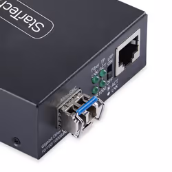 StarTech.com MCM1110SMLC40 convertisseur de support réseau 2000 Mbit/s 1310 nm Monomode Noir - Vue supplémentaire 4