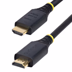 StarTech.com Câble HDMI Ultra Haut Débit Certifié de 1m, 8K 60Hz / 4K 120Hz, Câble HDMI 2.1 avec HDR10+ / eARC, 48 Gbps, Câble HDMI 8K pour Moniteur/Téléviseur/Écran, Gaine TPE Flexible - Vue supplémentaire 2