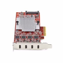 StarTech.com P10Q4C-USB-CARD-LP carte et adaptateur d'interfaces Interne USB 3.2 Gen 2 (3.1 Gen 2)