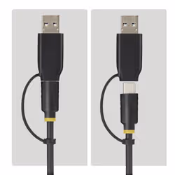 StarTech.com Adaptateur USB-C/USB-A vers M.2 NVMe et SATA 2,5"/3,5", 10 Gbps, Lecteur de Disque dur SSD Externe Sans Outil, B+M/M-Key - Vue supplémentaire 3