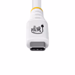 StarTech.com CC2M20GUSB4TPW câble USB USB4 Gen 2x2 2 m USB C Blanc - Vue supplémentaire 4