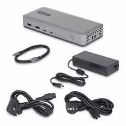 StarTech.com 201UE-USBC-DOCK station d'accueil Avec fil USB 3.2 Gen 2 (3.1 Gen 2) Type-C Gris - Vue supplémentaire 2