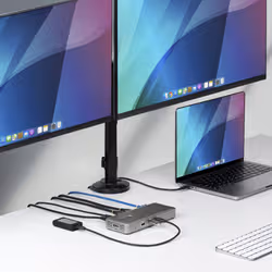 StarTech.com 208UE-USB4-DOCK station d'accueil Avec fil Gris - Vue supplémentaire 2