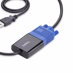 StarTech.com NOTECONS02-VGA-MDP commutateur écran, clavier et souris Noir