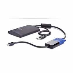StarTech.com NOTECONS02-VGA-MDP commutateur écran, clavier et souris Noir