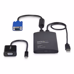 StarTech.com NOTECONS02-VGA-MDP commutateur écran, clavier et souris Noir - Vue supplémentaire 4