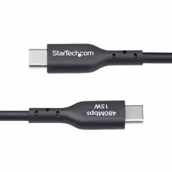 StarTech.com USB2AC15CMBK câble USB USB 2.0 0,15 m USB A USB C Noir - Vue supplémentaire 5