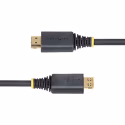 StarTech.com Câble HDMI Haute Vitesse de 50 cm avec Connecteurs à Verrouillage, 4K 60 Hz/1440p 144 Hz, HDR10/HDCP 2.2/ARC, 18 Gbps, Câble UHD HDMI pour Téléviseur/Moniteur/Écran, Gaine TPE - Vue supplémentaire 4