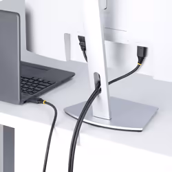 StarTech.com Câble HDMI Haute Vitesse de 2 m avec Connecteurs à Verrouillage, 4K 60 Hz/1440p 144 Hz, HDR10/HDCP 2.2/ARC, 18 Gbps, Câble UHD HDMI pour Téléviseur/Moniteur/Écran, Gaine TPE - Vue supplémentaire 7