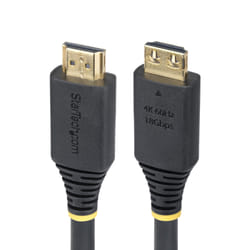 StarTech.com Câble HDMI Haute Vitesse de 5 m avec Connecteurs à Verrouillage, 4K 60 Hz/1440p 144 Hz, HDR10/HDCP 2.2/ARC, 18 Gbps, Câble UHD HDMI pour Téléviseur/Moniteur/Écran, Gaine TPE