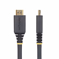 StarTech.com Câble HDMI Haute Vitesse de 5 m avec Connecteurs à Verrouillage, 4K 60 Hz/1440p 144 Hz, HDR10/HDCP 2.2/ARC, 18 Gbps, Câble UHD HDMI pour Téléviseur/Moniteur/Écran, Gaine TPE - Vue supplémentaire 3