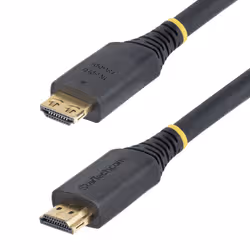 StarTech.com Câble HDMI Haute Vitesse de 7 m avec Connecteurs à Verrouillage, 4K 60 Hz/1440p 144 Hz, HDR10/HDCP 2.2/ARC, 18 Gbps, Câble UHD HDMI pour Téléviseur/Moniteur/Écran, Gaine TPE - Vue supplémentaire 2