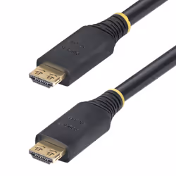 StarTech.com Câble HDMI Haute Vitesse de 10 m avec Connecteurs à Verrouillage, 4K 60 Hz/1440p 144 Hz, HDR10/HDCP 2.2/ARC, 18 Gbps, Câble UHD HDMI pour Téléviseur/Moniteur/Écran, Gaine TPE - Vue supplémentaire 2