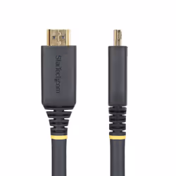 StarTech.com Câble HDMI Haute Vitesse de 10 m avec Connecteurs à Verrouillage, 4K 60 Hz/1440p 144 Hz, HDR10/HDCP 2.2/ARC, 18 Gbps, Câble UHD HDMI pour Téléviseur/Moniteur/Écran, Gaine TPE - Vue supplémentaire 3