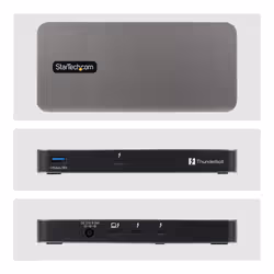 StarTech.com 303UE-TB5-HUB hub & concentrateur Thunderbolt 5 80 Mbit/s Gris - Vue supplémentaire 3