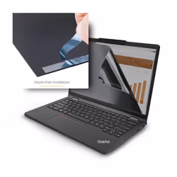 StarTech.com Filtre de Confidentialité Lumineux Lenovo X13 Yoga Gen 4 avec Fonction Tactile, Rabattable, Transmission Lumineuse de 75 %, Filtre de Confidentialité Antireflet, Angle de Vision de +/- 30 Degrés - Vue supplémentaire 5
