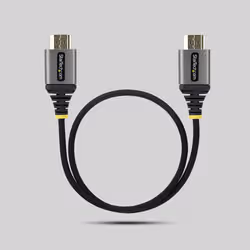 StarTech.com HDMI2-FLEX-4K60-50C câble HDMI 0,5 m HDMI Type A (Standard) Noir, Argent - Vue supplémentaire 5
